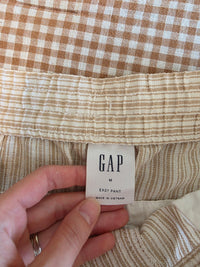 Gap Linen Blend Striped Easy Pants (M)