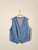 Vintage Cotton Denim Vest (M)