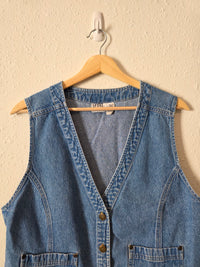 Vintage Cotton Denim Vest (M)