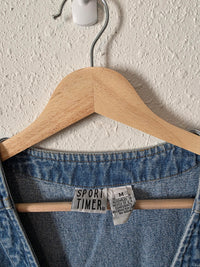 Vintage Cotton Denim Vest (M)