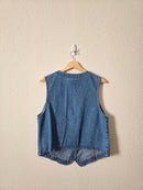 Vintage Cotton Denim Vest (M)