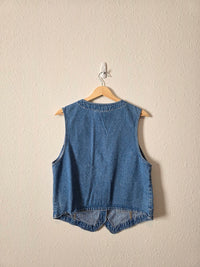 Vintage Cotton Denim Vest (M)