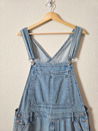 Zara Light Wash Long Shortalls (L/XL)