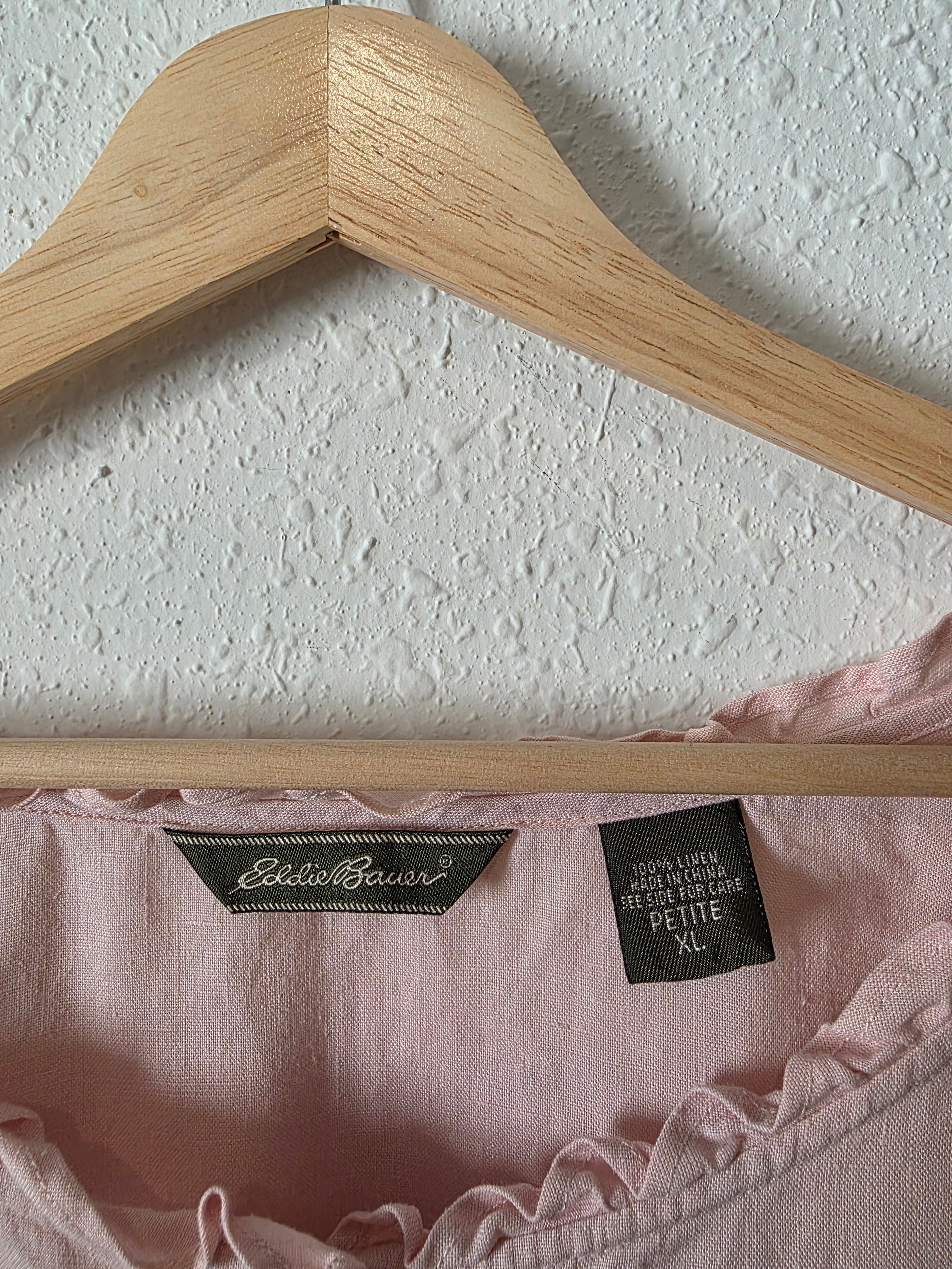 Vintage Eddie Bauer Linen Blouse (XLP)
