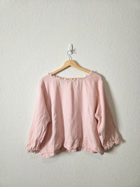 Vintage Eddie Bauer Linen Blouse (XLP)