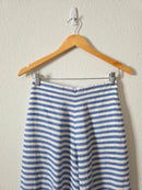 Sleepy Jones Striped Linen Wide Leg Pants (S)