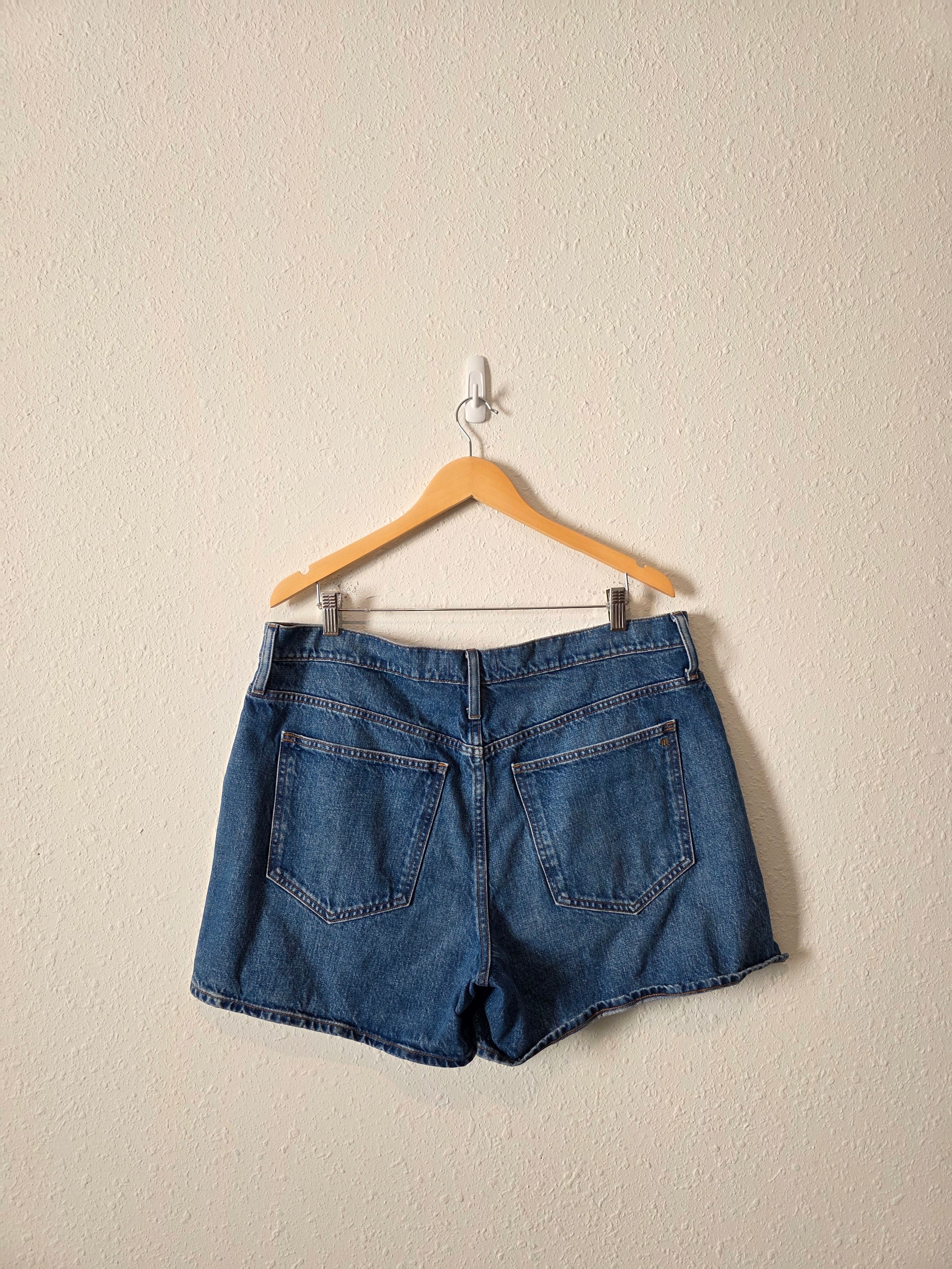 Madewell Relaxed Mid Length Denim Shorts (32)