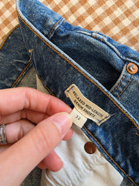 Madewell Relaxed Mid Length Denim Shorts (32)