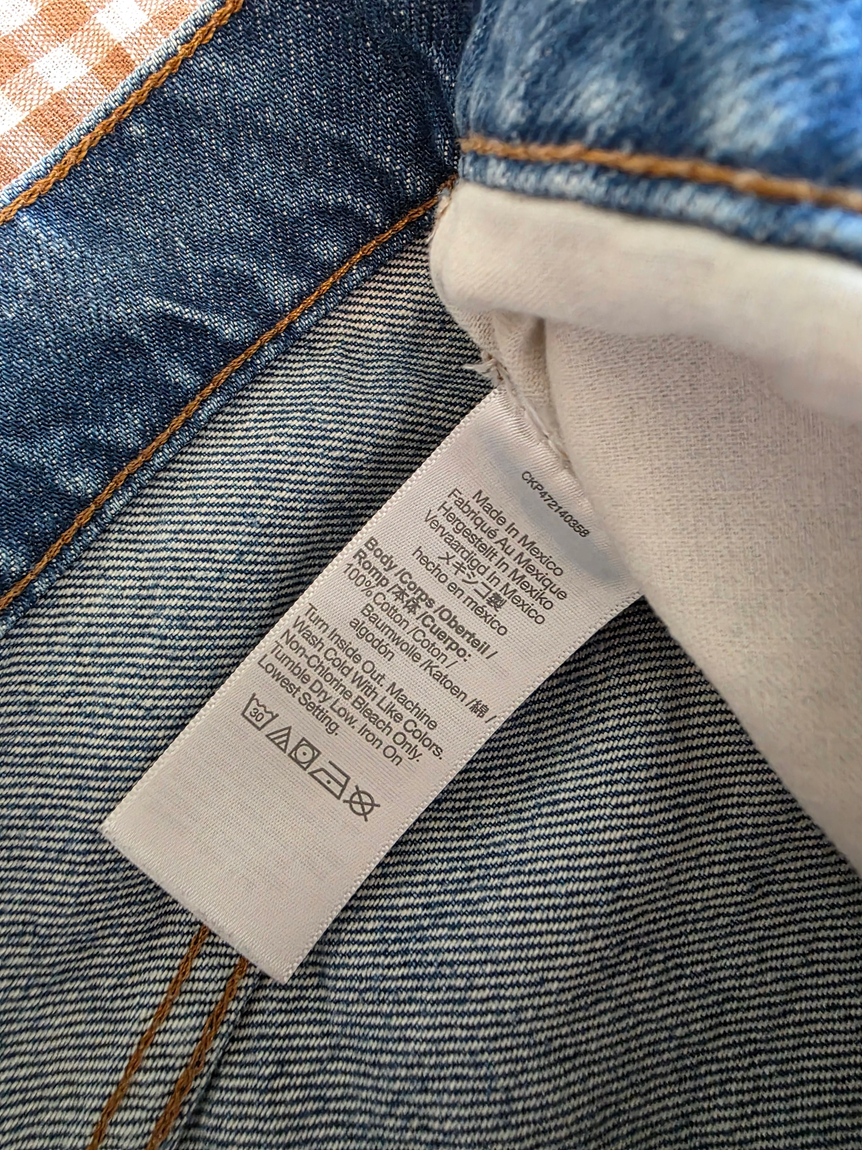 Madewell Relaxed Mid Length Denim Shorts (32)