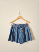 Mable Pleated Denim Shorts (S)