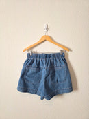 Mable Pleated Denim Shorts (S)