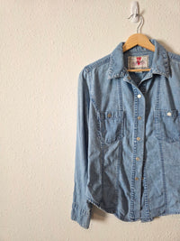 Vintage Levi's Denim Button Up (XS/S)