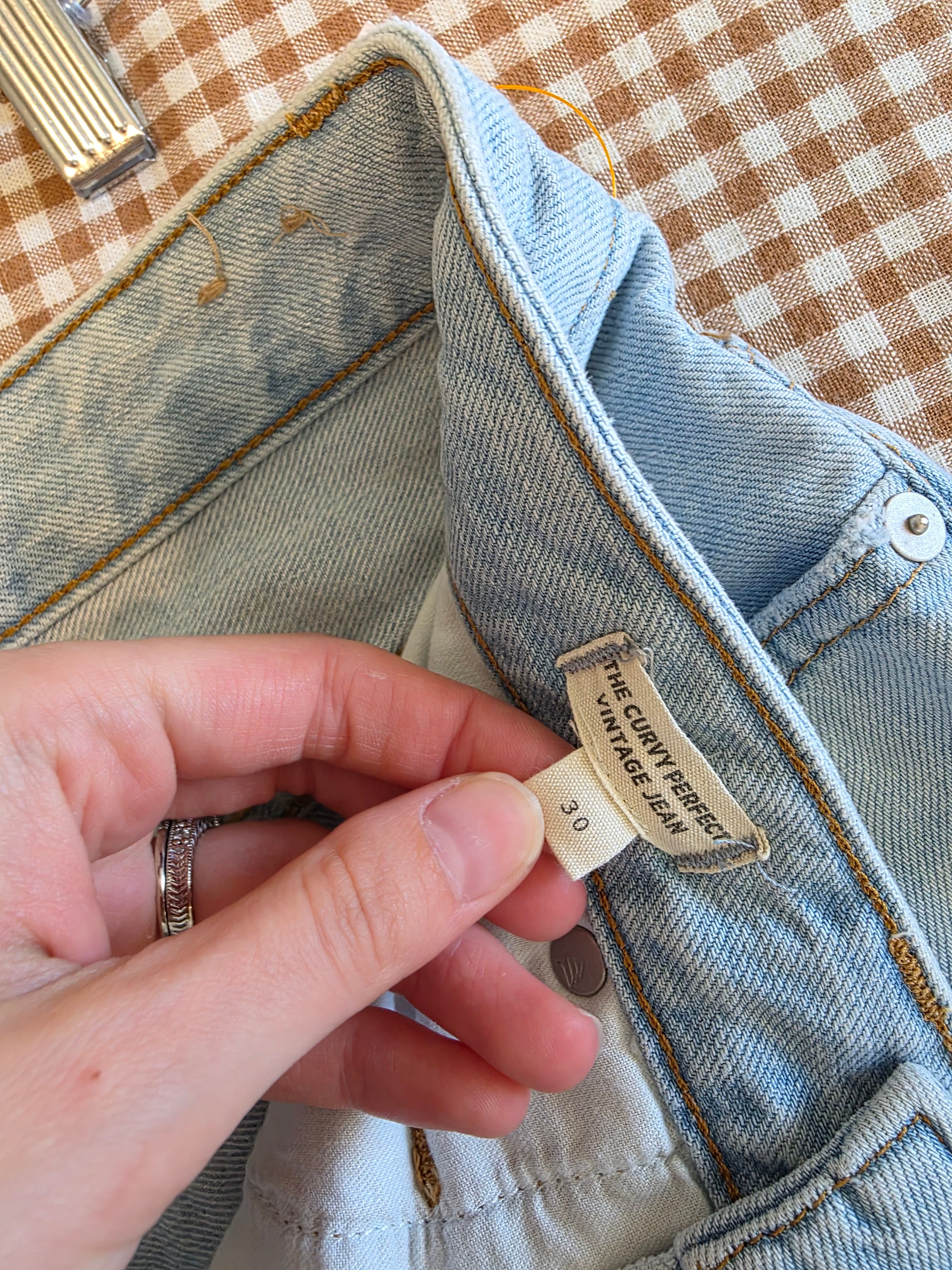 Madewell Curvy Perfect Vintage Straight Jeans (30)