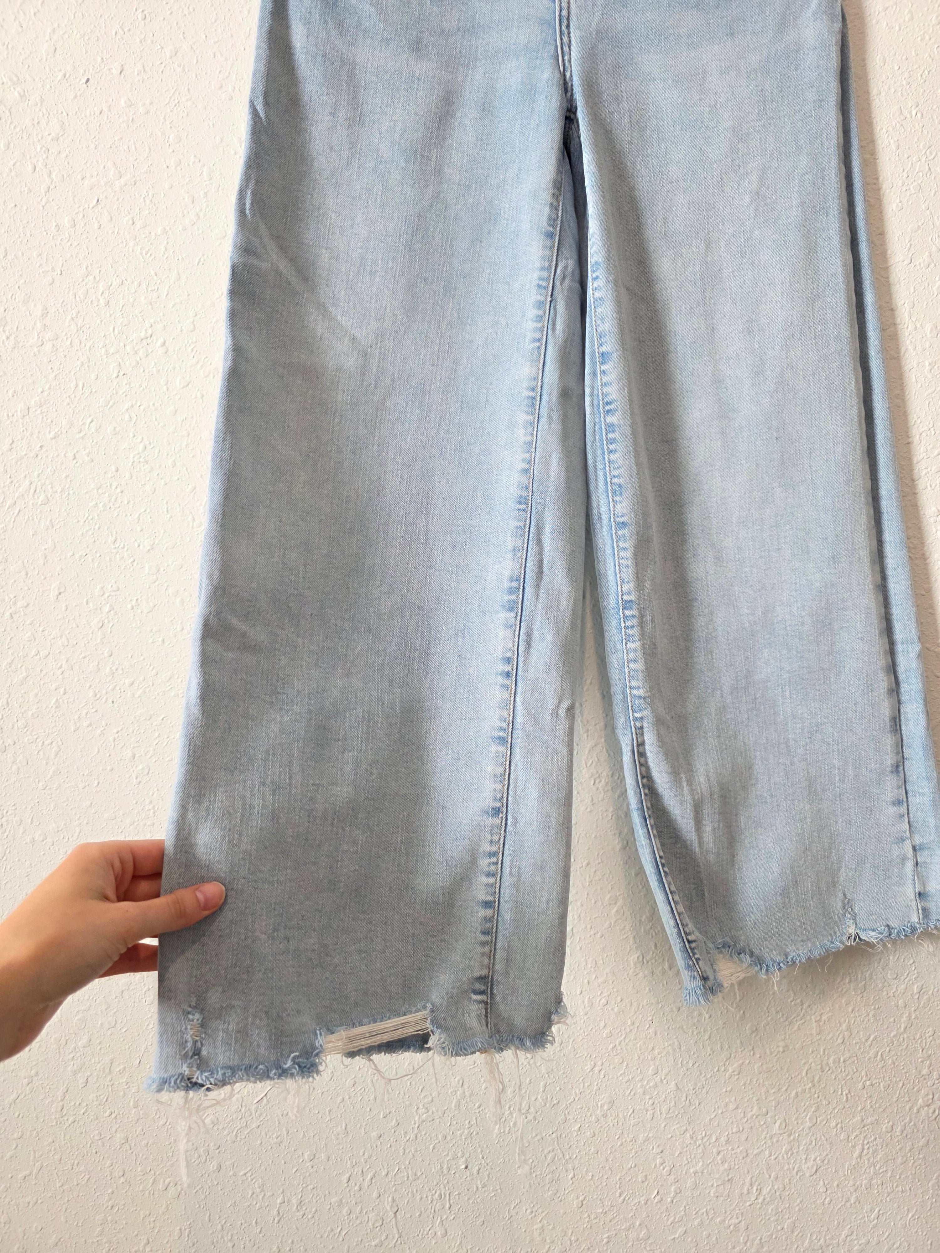 Light Wash Wide Leg Jeans (26/2)