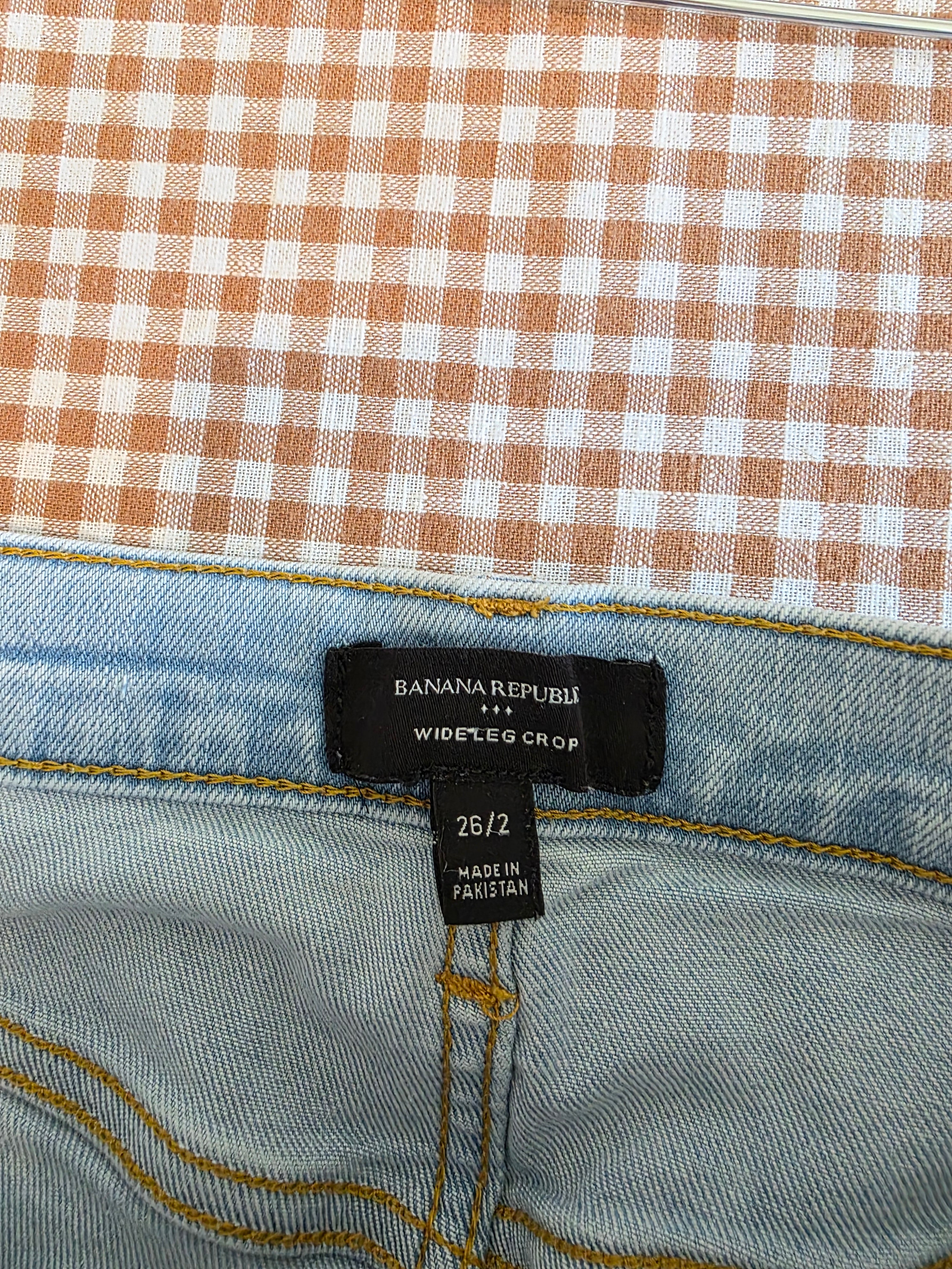 Light Wash Wide Leg Jeans (26/2)