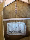 Not Perfect Linen Mustard Crop Tank (S)