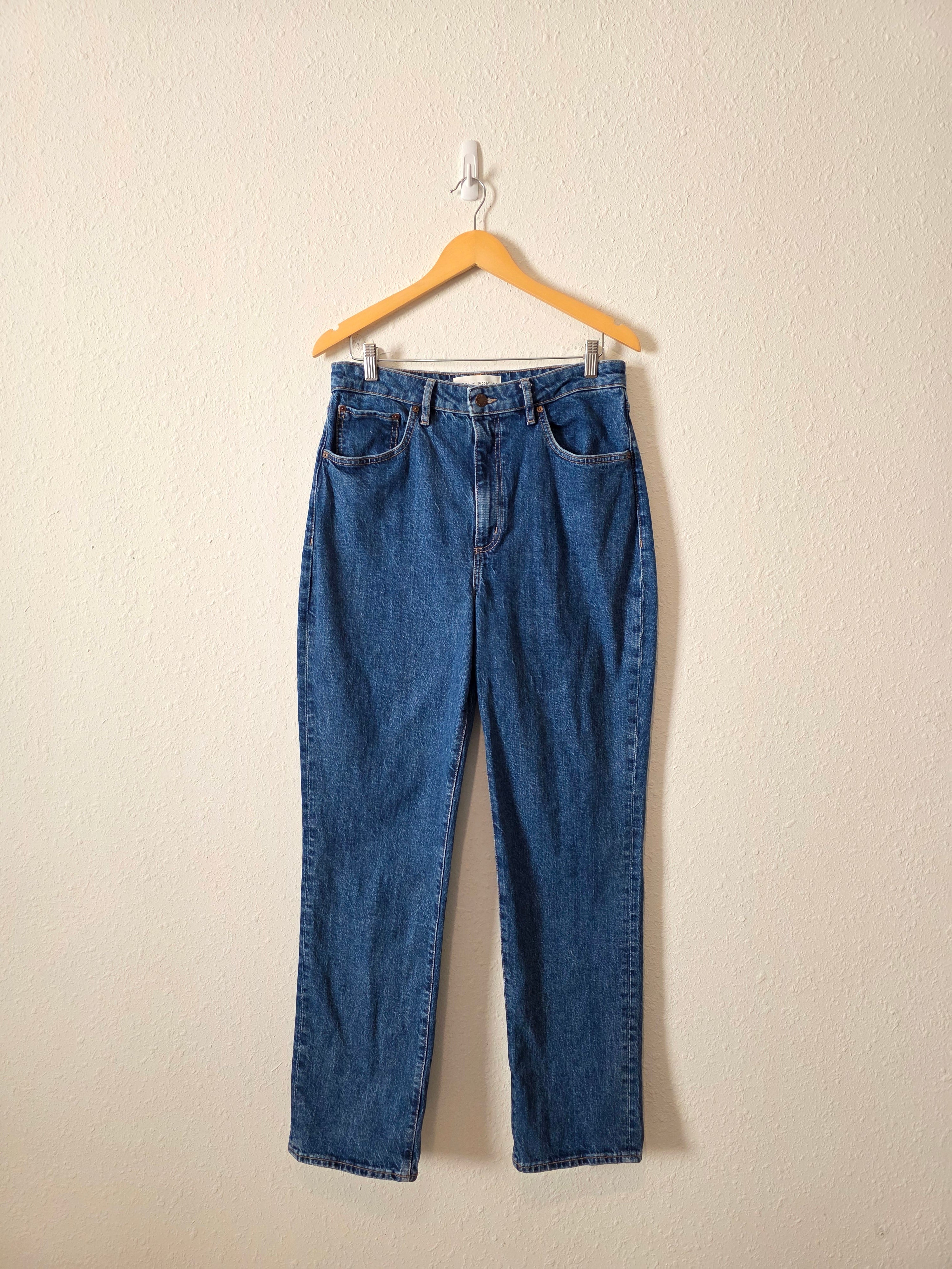 Denim Forum Baggy Straight Jeans (30)