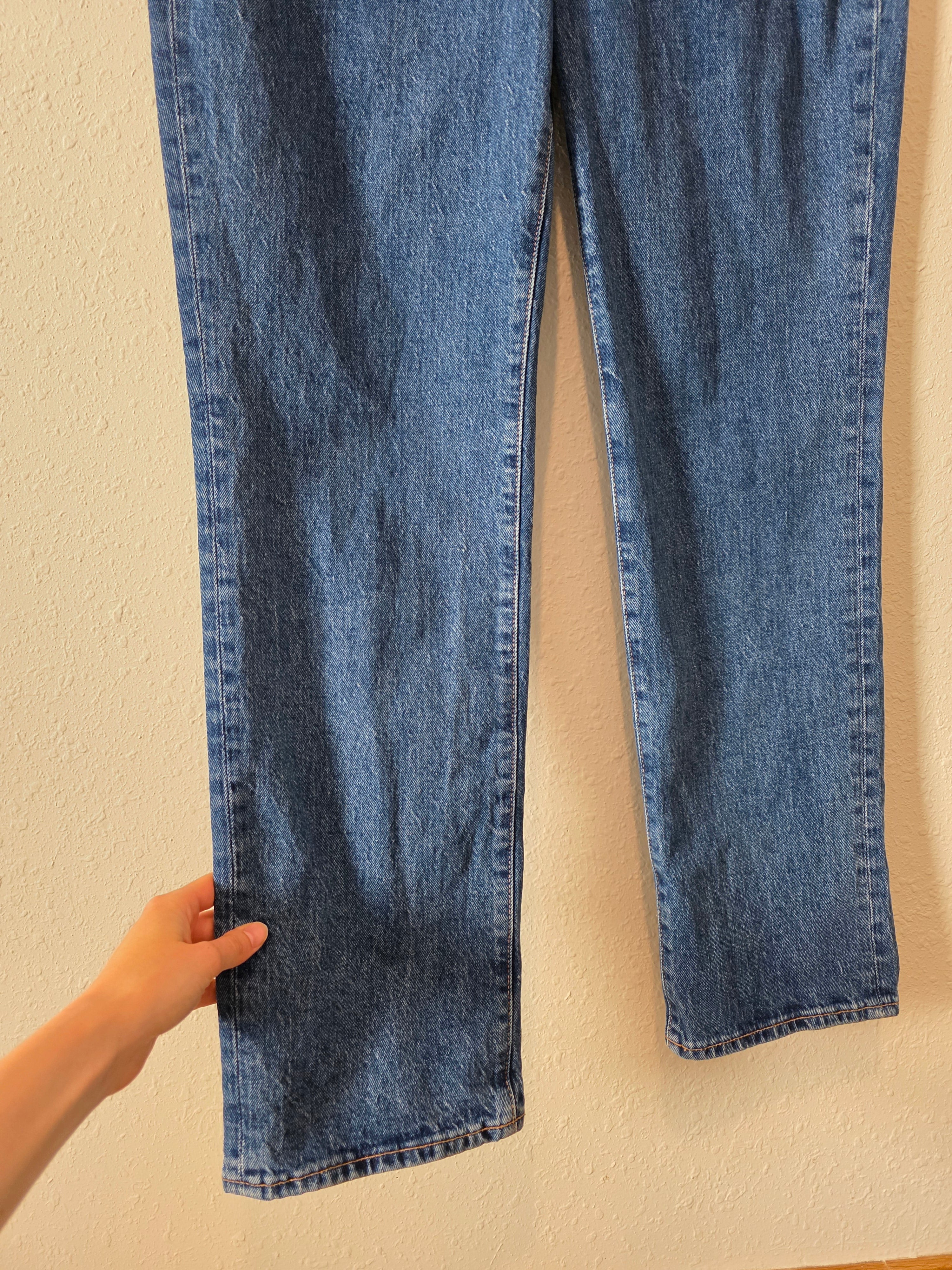 Denim Forum Baggy Straight Jeans (30)