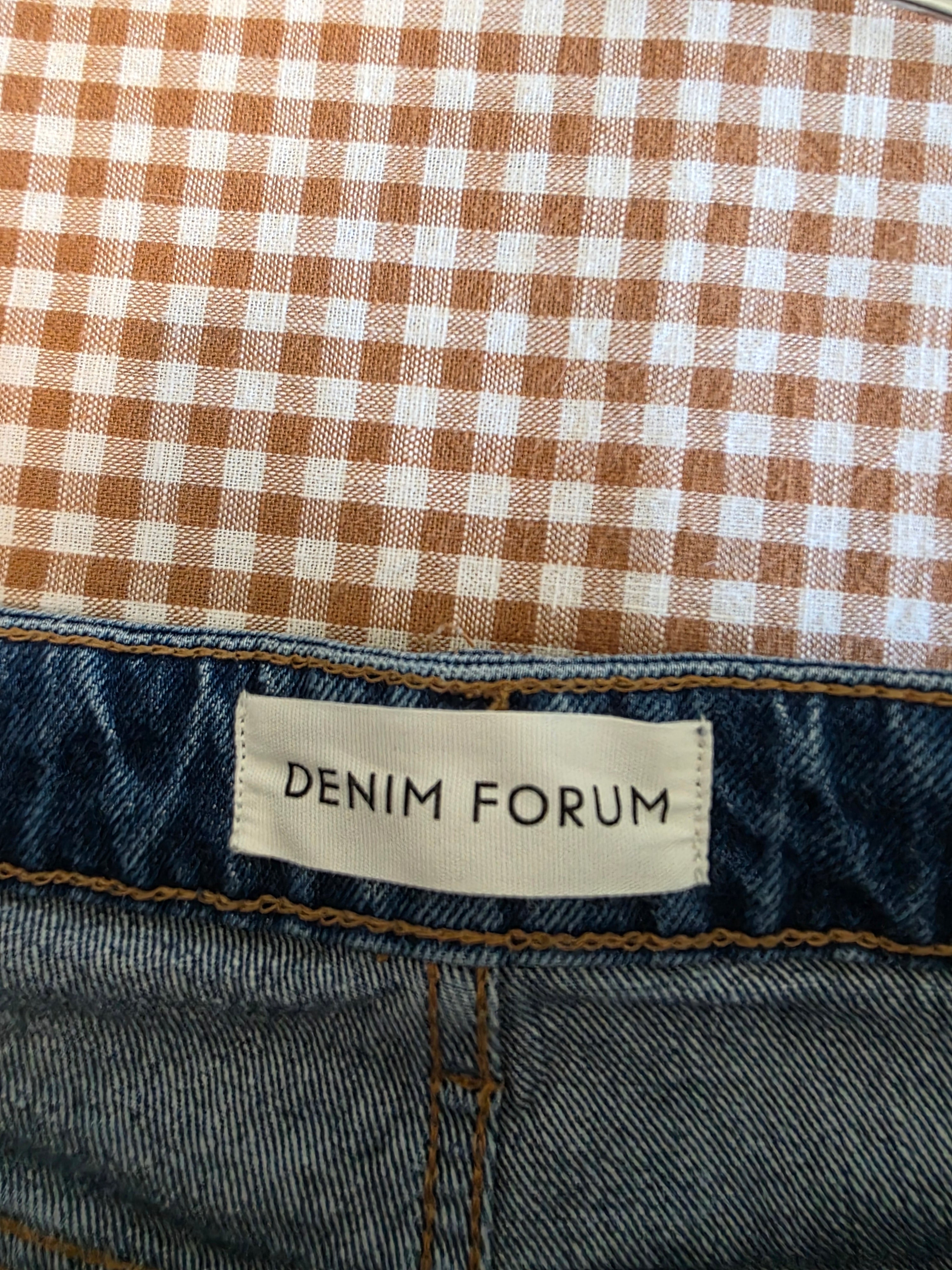 Denim Forum Baggy Straight Jeans (30)