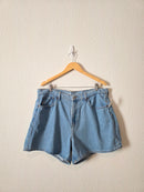 NEW Light Wash Baggy Denim Short (16)
