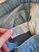 NEW Light Wash Baggy Denim Short (16)