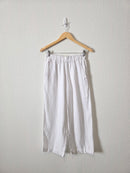 White Linen Pull On Pants (XS)