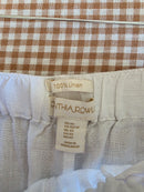 White Linen Pull On Pants (XS)