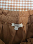 Camel Cotton Maxi Skirt (XS)