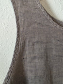Vintage Linen Cotton Maxi Dress (1X)