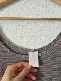 Vintage Linen Cotton Maxi Dress (1X)