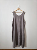 Vintage Linen Cotton Maxi Dress (1X)