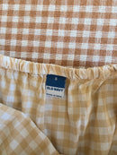 Gingham Cotton Midi Dress (S)