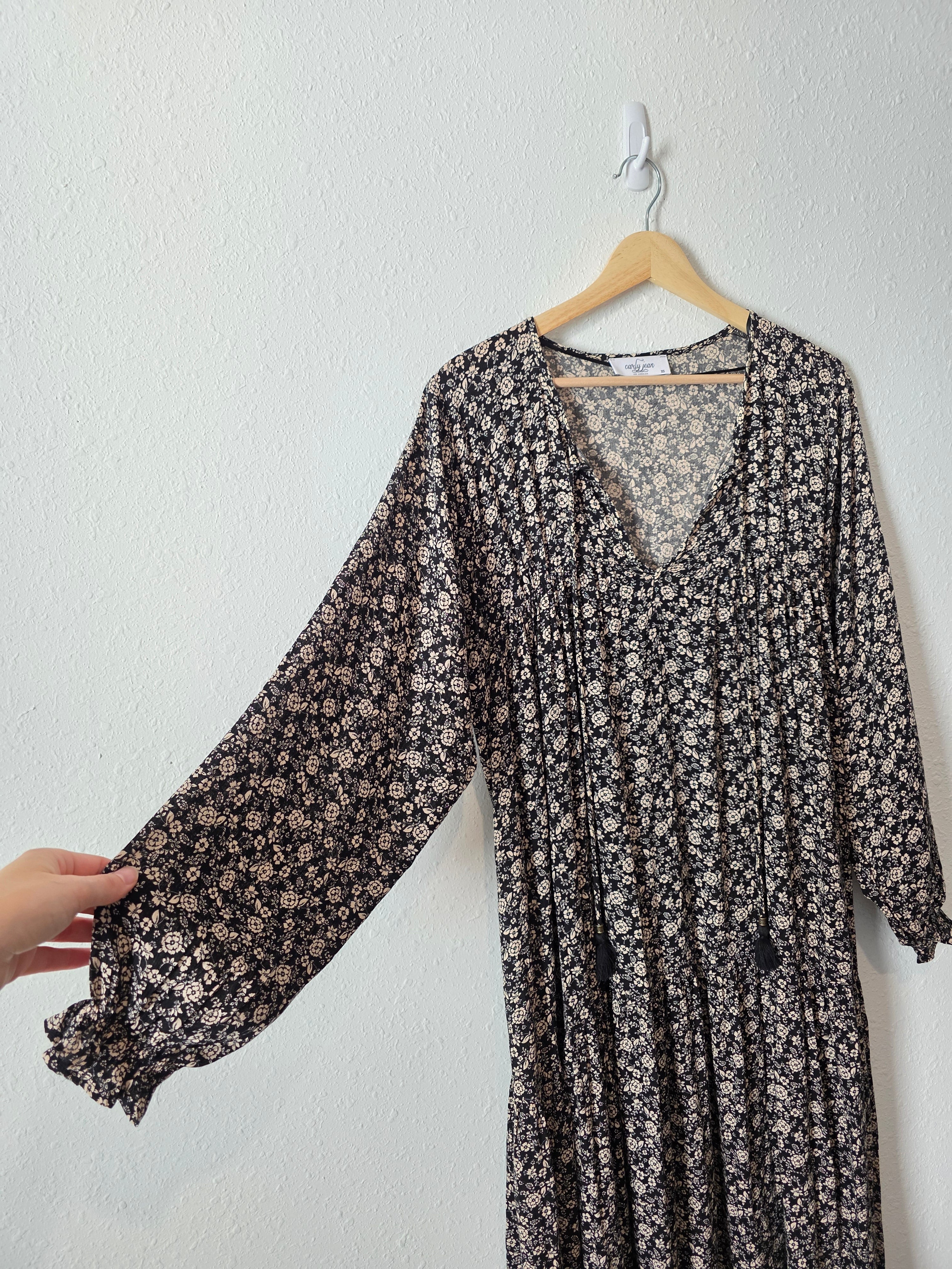 Carly Jean Floral Maxi Dress (XS)