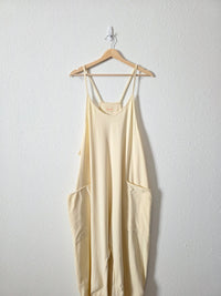 Free People Butter Yellow Hot Shot Onesie (L)