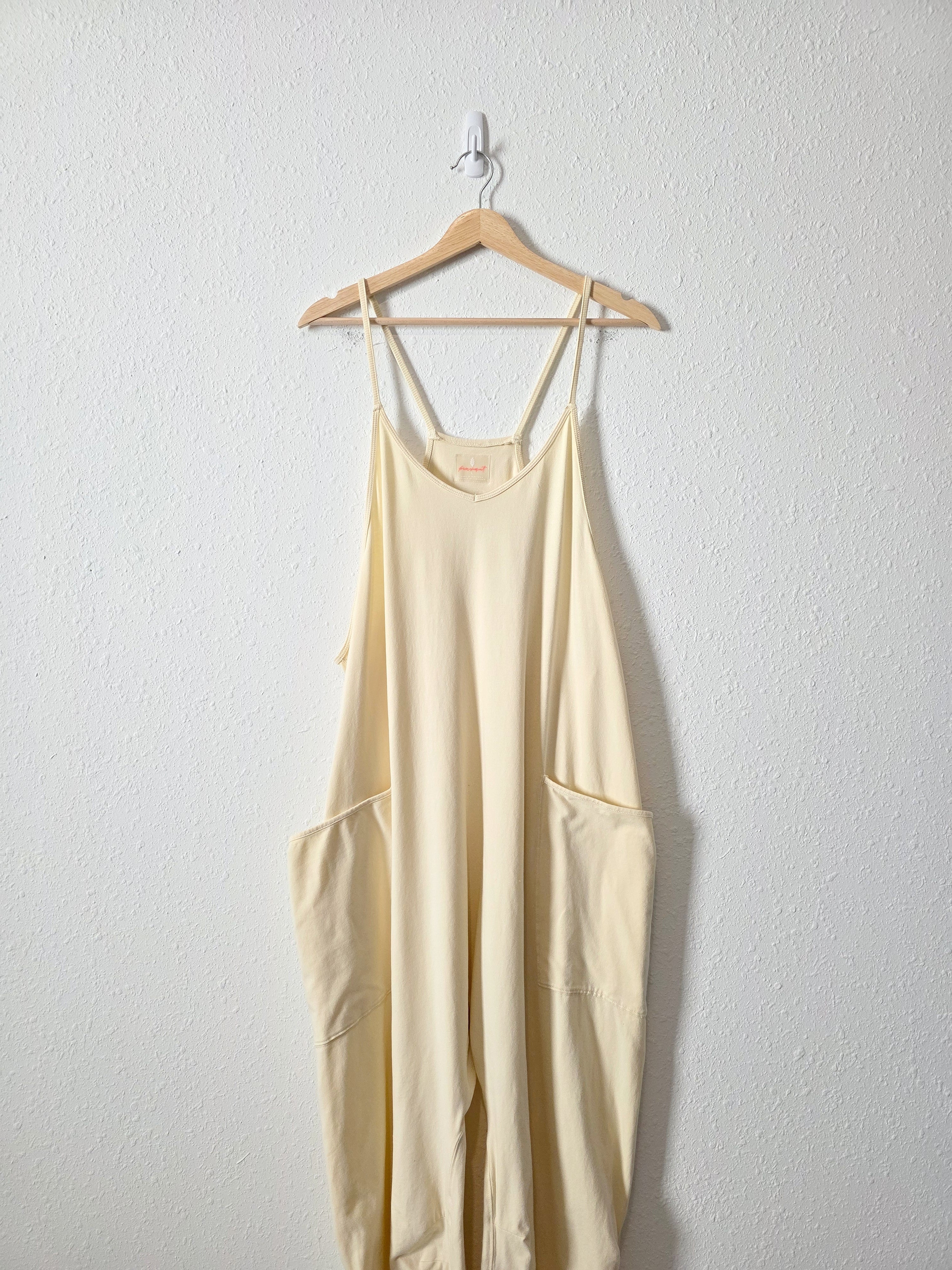 Free People Butter Yellow Hot Shot Onesie (L)