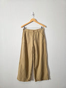 Linen Cotton Wide Leg Pants (S)