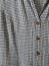 Vintage Eddie Bauer Gingham Midi Dress (L)