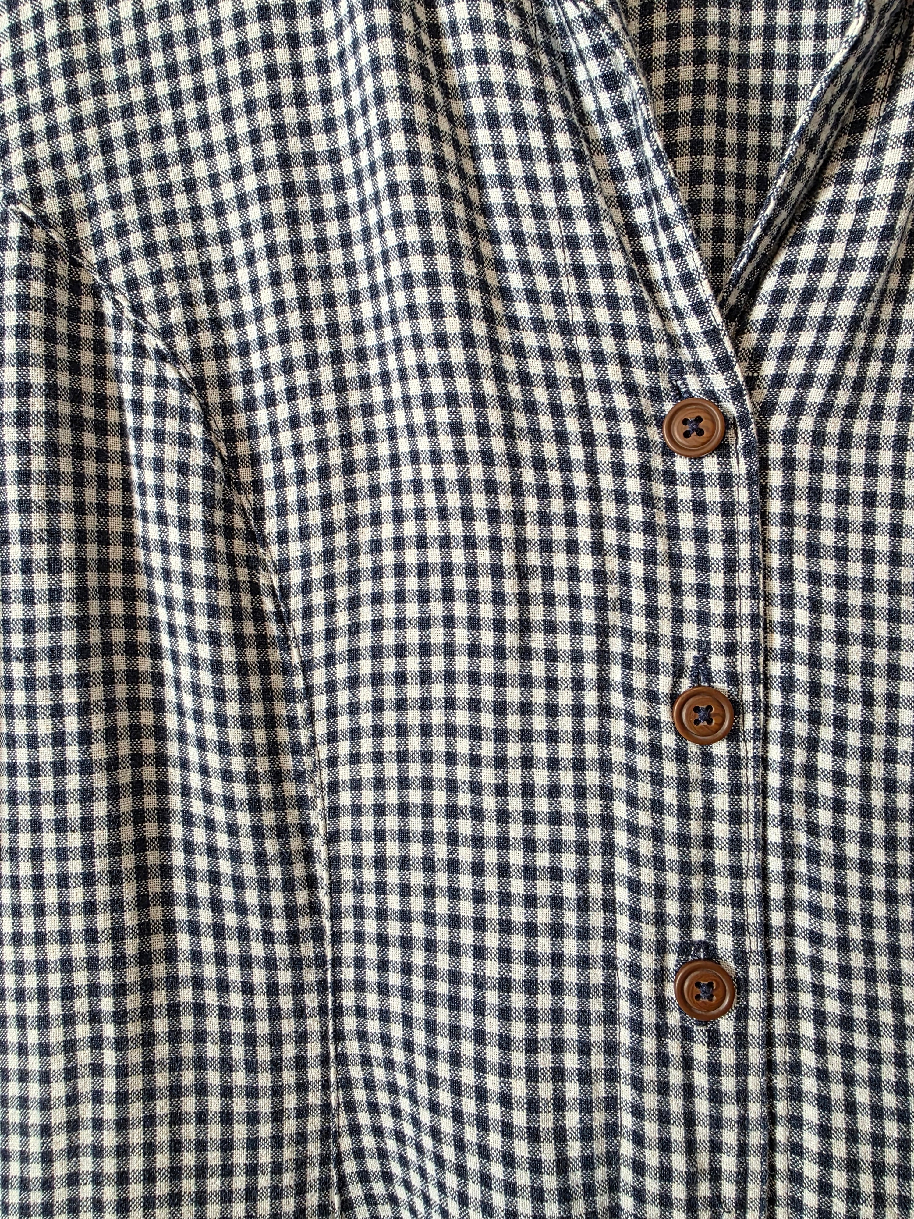 Vintage Eddie Bauer Gingham Midi Dress (L)