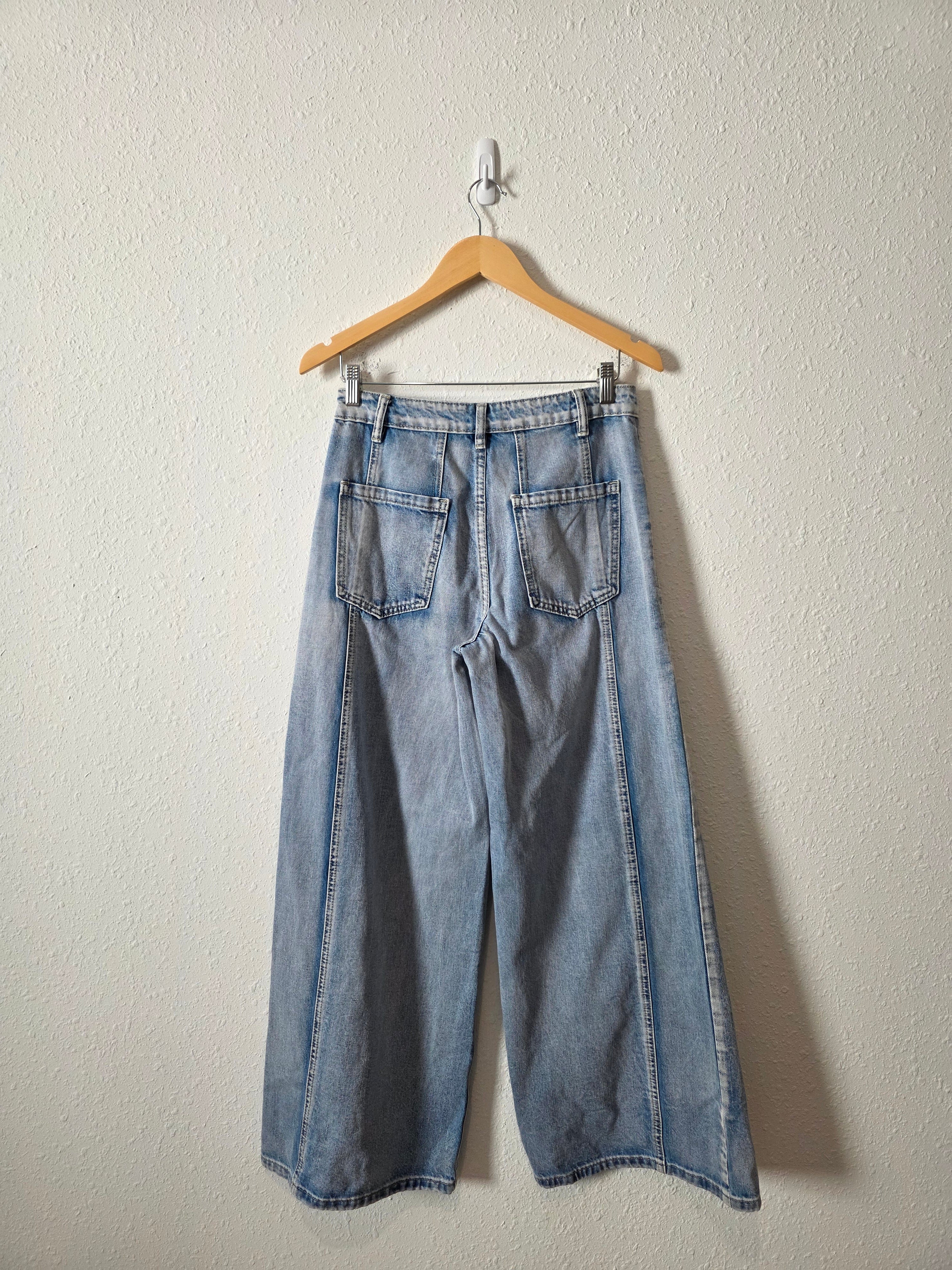 NEW Relaxed Wide Leg Jeans (S)
