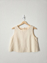 Grae Cove Linen Cotton Tank (S)