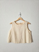 Grae Cove Linen Cotton Tank (S)