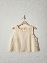 Grae Cove Linen Cotton Tank (S)