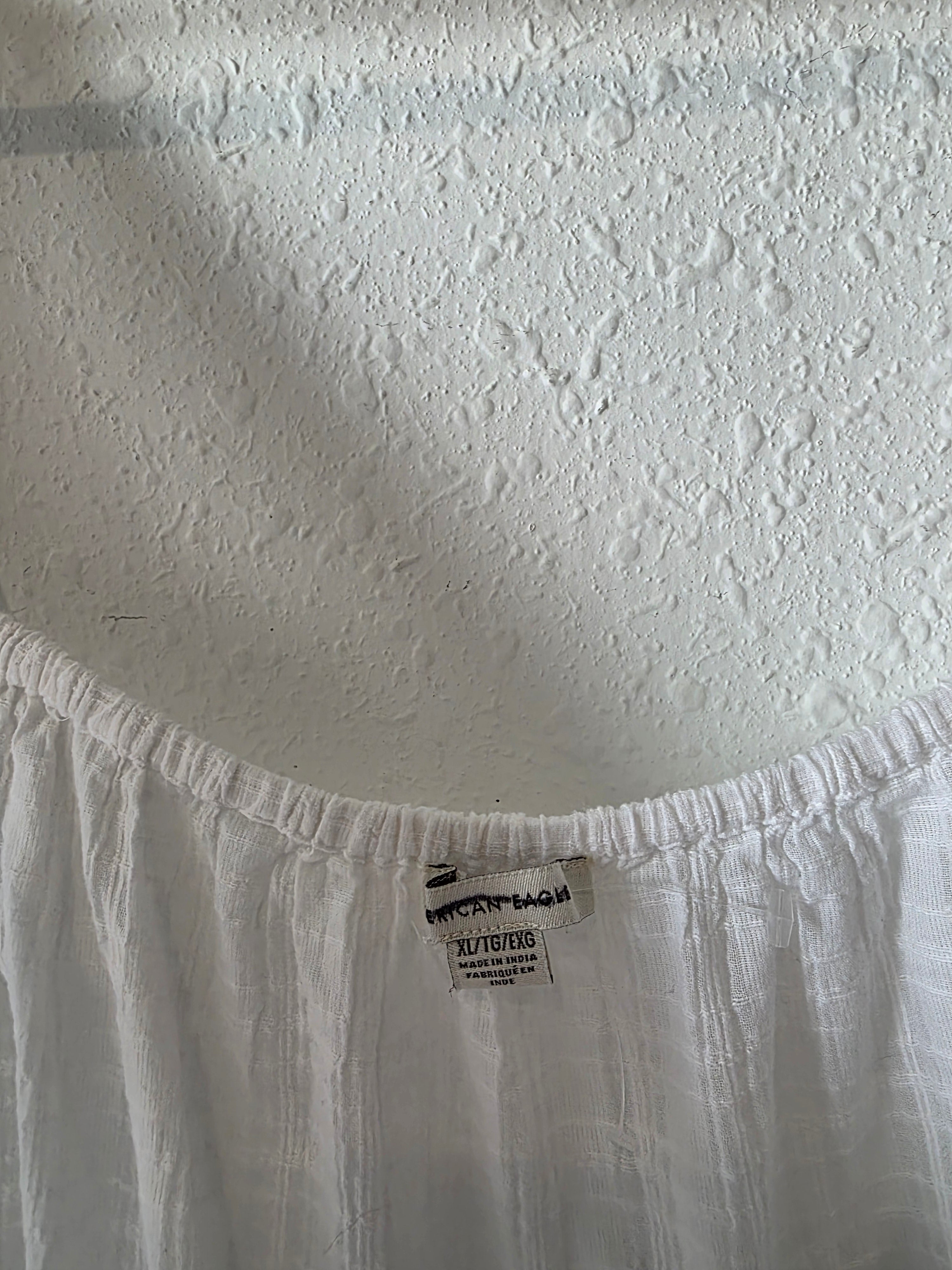 Eyelet Puff Sleeve Top (XL)