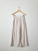 Striped Wide Leg Gauze Pants (S)