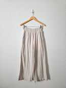 Striped Wide Leg Gauze Pants (S)