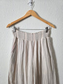 Striped Wide Leg Gauze Pants (S)