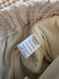Striped Wide Leg Gauze Pants (S)