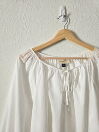 Cotton Puff Sleeve Top (M)