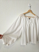 Cotton Puff Sleeve Top (M)