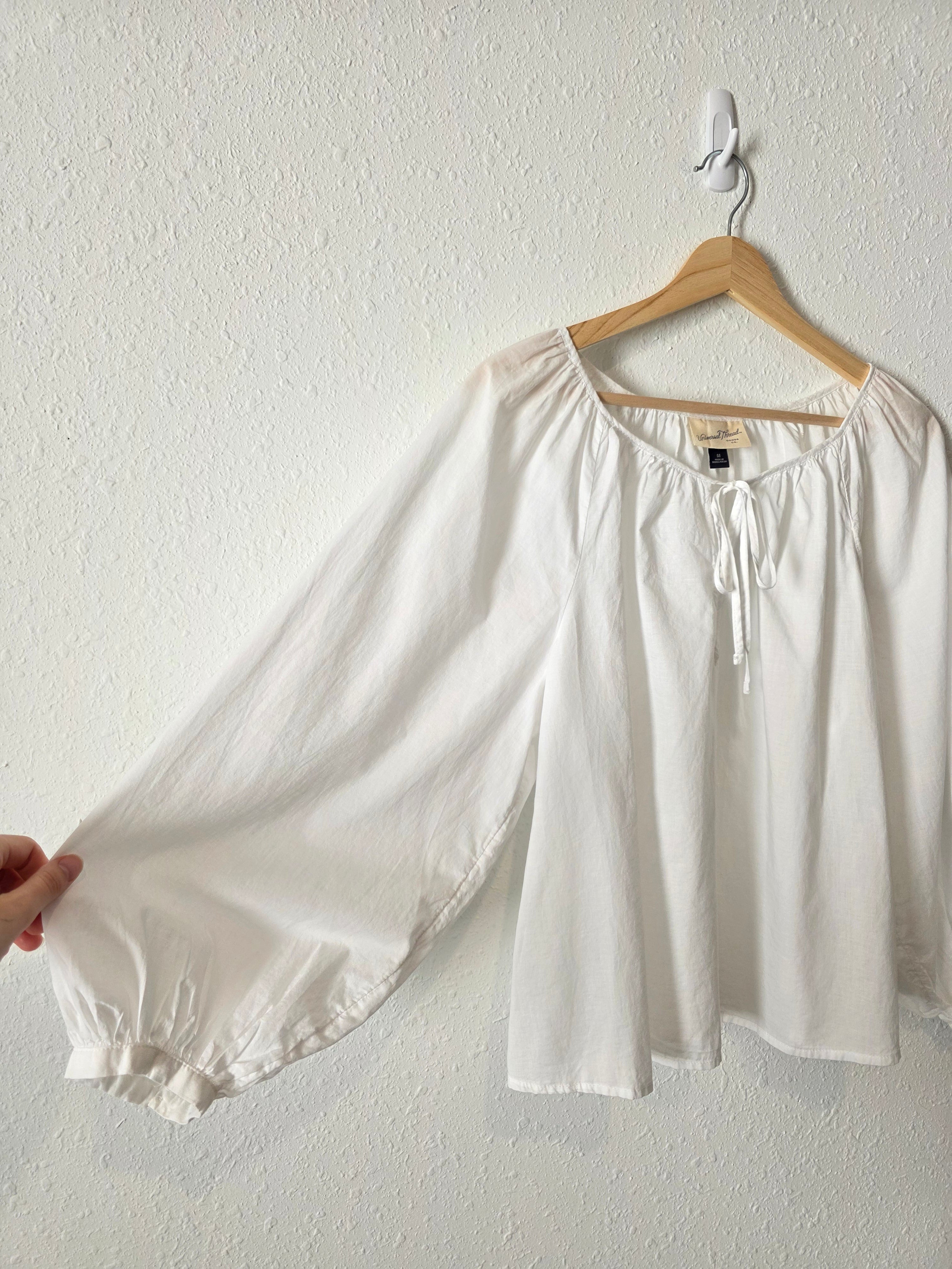 Cotton Puff Sleeve Top (M)